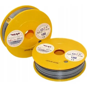 elektrický kabel Kabel LGY/H05V-K 0,50 mm2 100 m Šedo-Černý