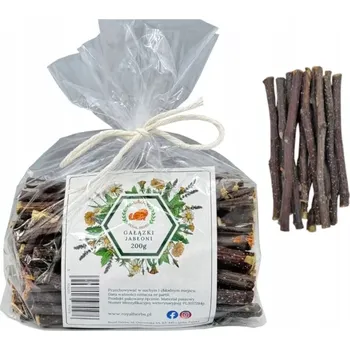 Krmivo pro hlodavce ROYAL HERBS Větvičky jabloně 200 g