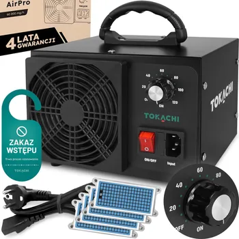 Ozónový čistič Generátor ozónu Tokachi 60 000 mg/h, 130 W, 4 desky