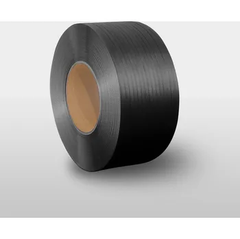 Organizace kabelů 16 mm PP vázací páska pro balení a zpevňování palet a balíků, černá