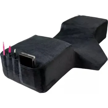 Polštář Polštář poduška Beautiona ergonomická černá 57x20x10 cm