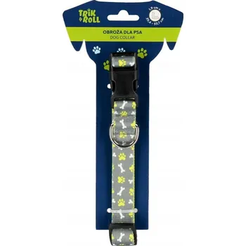 Obojek pro psa Materiálový obojek pro psa TRIK&ROLL vel. M