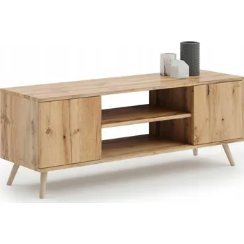 Televizní stolek TV stolek dub Craft zlatý 155 cm klasický do obývacího pokoje, pokoje, pracovny, kanceláře