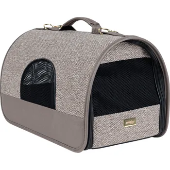Pelíšek pro kočku Přenosná cestovní taška pro kočky MILLY CAT béžová velikost M, L Rozměr: M - 42x26x26 cm
