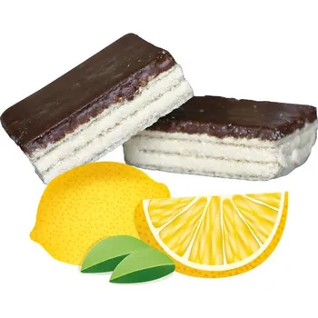 Citronové oplatky polomáčené 600 g