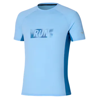 Běžecké oblečení Běžecké tričko Mizuno DryAeroFlow Graphic Tee J2GAB00521 Velikost textilu: M