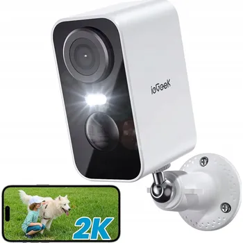 IP kamera BEZDRÁTOVÁ BATERIOVÁ KAMERA IP WIFI 2K 3MPX OBOUSMĚRNÉ AUDIO SMART Detekce