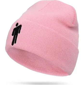 Čepice Zimní čepice | čepice Billie Eilish - Růžová
