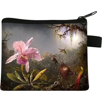 Peněženka Dámská malá peněženka s olejomalbou | malá kabelka - 14