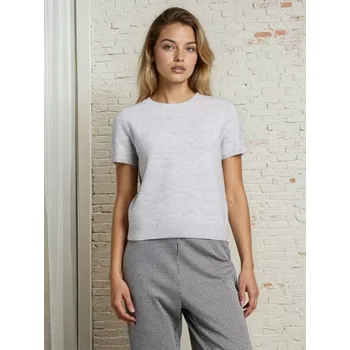 Dámský svetr Sinsay - Svetrová halenka s příměsí vlny - šedá - 521GZ-09M - 521GZ-09M-XS