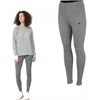 Dámské legíny Dámské legíny 4F H4L22 LEG350 šedé vel. S