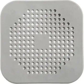 Sifon Odtoková zátka proti ucpání | filtr vlasů do koupelnového odtoku - šedá