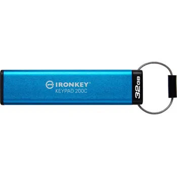USB flash disk Kingston Flash Disk IronKey 32GB USB-C IronKey Keypad 200C, FIPS 140-3 Lvl 3 (Pending) AES-256 IKKP200C/32GB