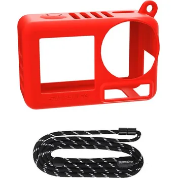 Pouzdro na mobilní telefon Silikonové pouzdro Sunnylife OA5-BHT885-R s páskem pro ACTION 5 PRO (červené)