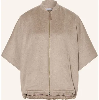 Dámský kabát Max Mara Dámský Kašmírový Plášť Euro, béžová, 36