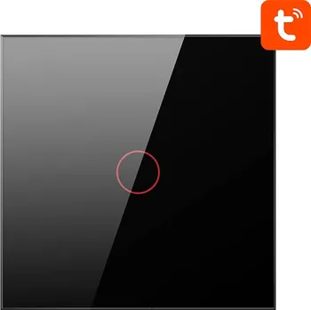 Ovladač světel Chytrý dotykový vypínač ZigBee Avatto ZTS02-EU-B1 1 Way TUYA (černý)