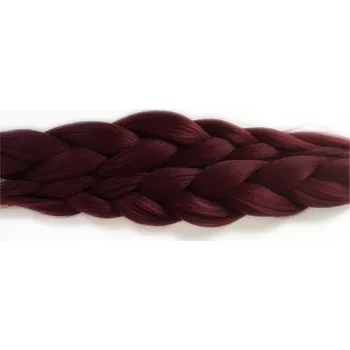 Příčesek Kanekalon EZ Braid - II. jakost - VÝPRODEJ Barva: 900 (vínová, burgundy)