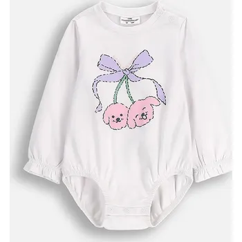 Kojenecké oblečení Kojenecké body s bavlnou Coccodrillo ZC5112103HGN bílá 00X, vel. 80