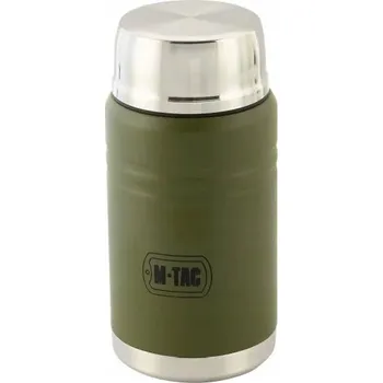 Termoska Termoska na jídlo Turistická termická 750 ml M-Tac se skládací lžící olive (olivová)