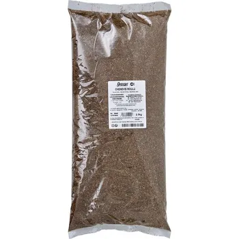 Návnadová surovina Přísada do Krmení Sensas Prima Hemp Crushed (drcené konopí) 2,5kg