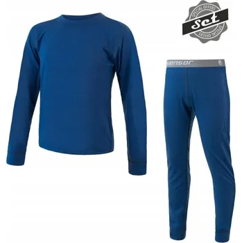 Dámské spodní prádlo Termoaktivní prádlo Sensor set merino vlna modrá 140 cm
