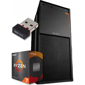 Stolní počítač Pix ProTask Počítač Ryzen 7 32GB DDR4 512GB NVMe Windows 11 Výkonný Stolní PC