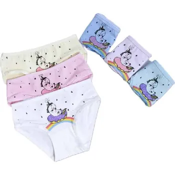 Dívčí spodní prádlo DÍVČÍ KALHOTKY S JEDNOROŽCEM XQ6023 Velikost: 110/116, Barva: Růžová