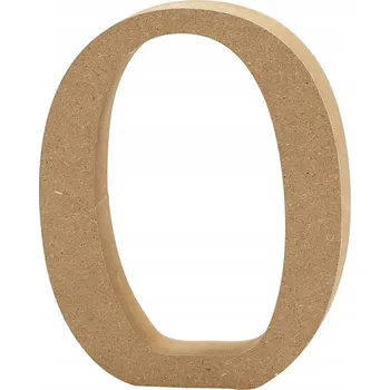Obraz Písmeno O z MDF, 8 cm