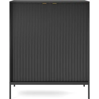 Šatní skříň Skříň DMK Milano 104 x 125 x 39 cm černá