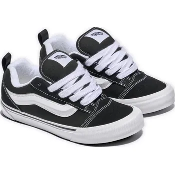 Chlapecké tenisky tenisky dětské VANS Knu Skool YOUNG, BLACK/TRUE WHITE - 35