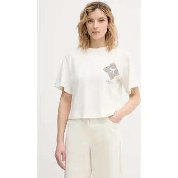 Pánské tričko Bavlněné tričko Marella Emme by Marella 2615971071200 béžová 01X, vel. L