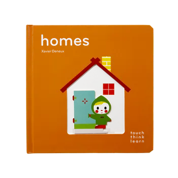 Domy - hmatová knížka TouchThinkLearn