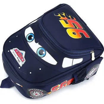 Dětský batoh Vodotěsný dětský batoh s motivem pohádky Auta - černá