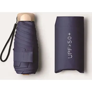 Mini skládací deštník s UV ochranou | ochrana proti dešti - Tmavě modrá