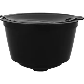 Kapsle do kávovaru | plnitelné kapsle na kávu - na 50 použití - černá