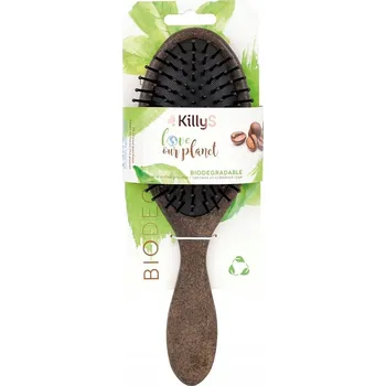 kartáč na vlasy Kartáč na vlasy oválný ekologický z kávového BIO materiálu KILLYS