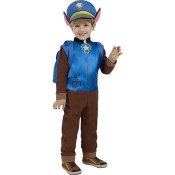 Karnevalový kostým FUNIDELIA Dětský kostým Paw Patrol s doplňky - Chase Velikost - děti: XS: 99 - 101 cm