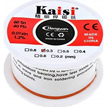 Páječka CÍN PÁJECÍ POJIVO Sn60Pb40 0.3mm 40g PRO TELEFONY GSM