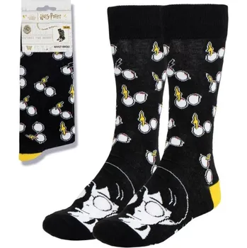 Pánské ponožky Cerda Ponožky podkolenky pro dospělé a dorost HARRY POTTER černé Barva: Černá, Velikost: 38/45