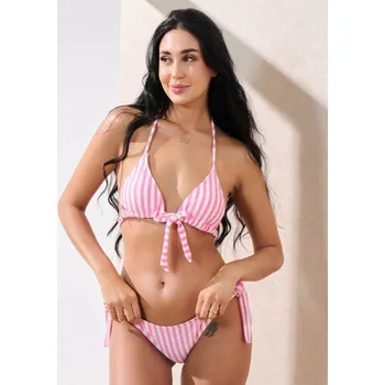 Dámské plavky Sinsay - Pruhovaný horní díl bikin - vícebarevná - 838CX-MLC - 838CX-MLC-XL