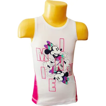 Sun City Dívčí elastické tílko MINNIE Barva: Bílá, Velikost: 116