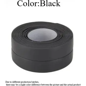 Lepicí páska Vodotěsná těsnící páska pvc do koupelny | samolepicí páska - 2.2cm,černá,1m