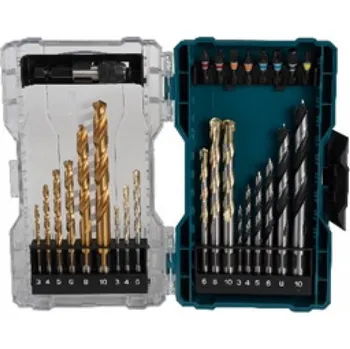 Vrták MAKITA E-07032 - Sada vrtákov a bitov 27 ks