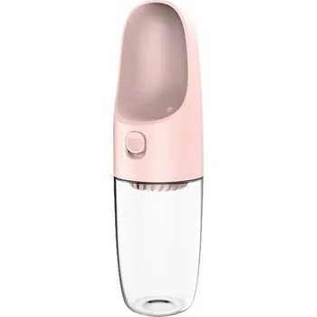 Miska pro psa Dogness D11 cestovní láhev pro domácí mazlíčky 400 ml (růžová)