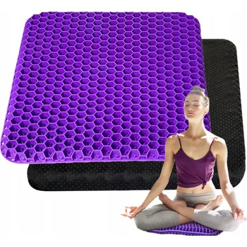 Polštář POLŠTÁŘ ORTOPEDICKÝ POLŠTÁŘ NA SEDĚNÍ PODLOŽKA NA ŽIDLI S POTAHem