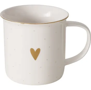 Boltze Home Porcelánový hrnek, ručně malovaný, DILARA, 370 ml