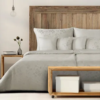 Povlečení VEBA POVLEČENÍ LENNY Lněný květ natur 2x 70x90cm a 2x 140x200cm