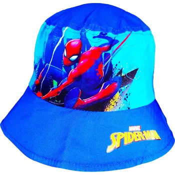 Klobouk Setino Klobouk SPIDERMAN chlapecký modrý světlý Barva: Modrá světlá, Velikosti: 54