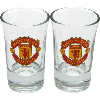 Sklenice Fan-shop 2pack panáky MANCHESTER UNITED
