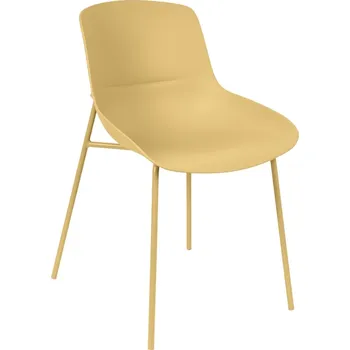 Jídelní židle Somcasa Žlutá plastová jídelní židle Diletta